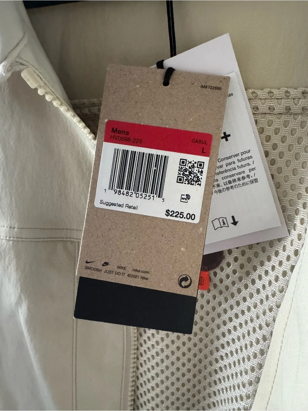 Nike ACG SMITH SUMMIT UV Jacket NWT Outdoors Mens Size- Large - HV0598-229